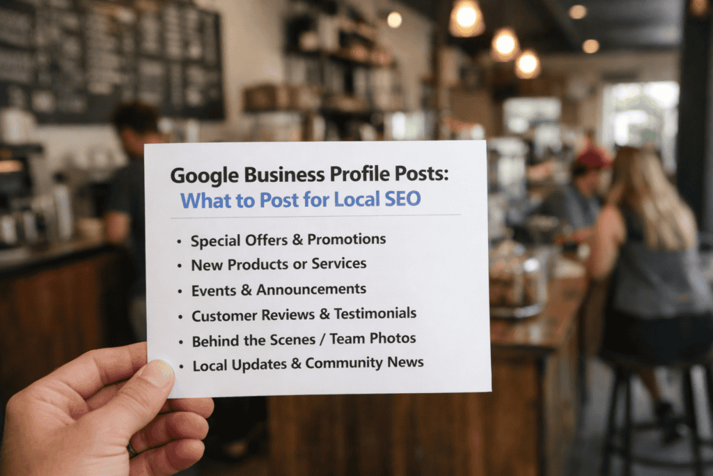 Google Business Profile Posts: What to Post for Local SEO
