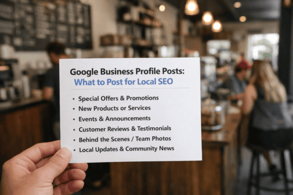 Google Business Profile Posts: What to Post for Local SEO