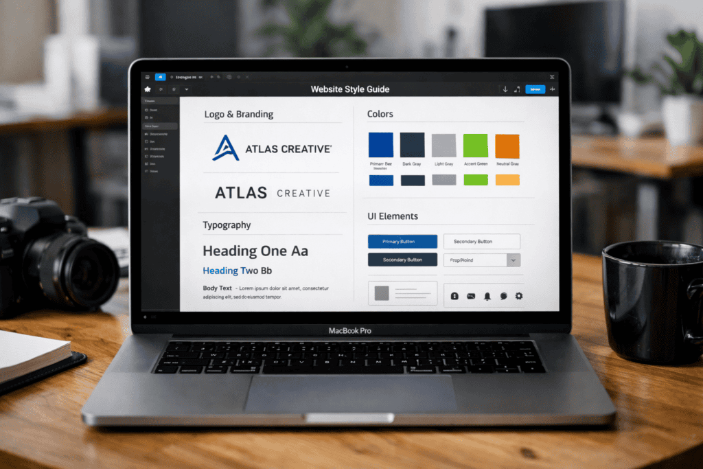 Website Style Guide in Figma